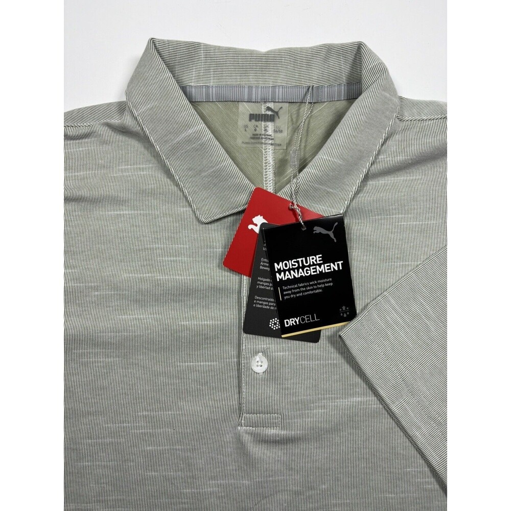PUMA Golf Men's Golf Polo | L | Green